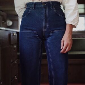 Rudy Jude High Rise Jeans in Dark Blue Size 4. Worn once.